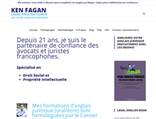 Tablet Screenshot of kenfagan.com